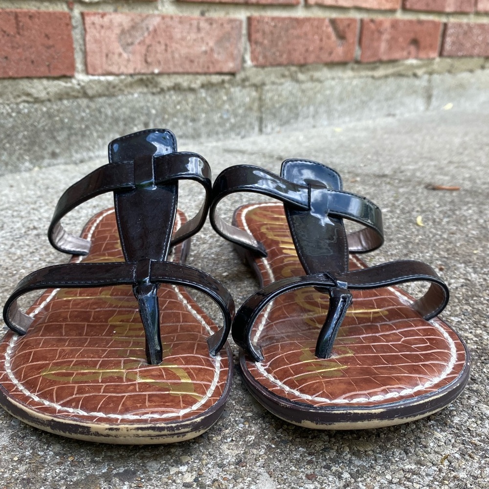 Sam eldelman “Kira” patent leather sandals